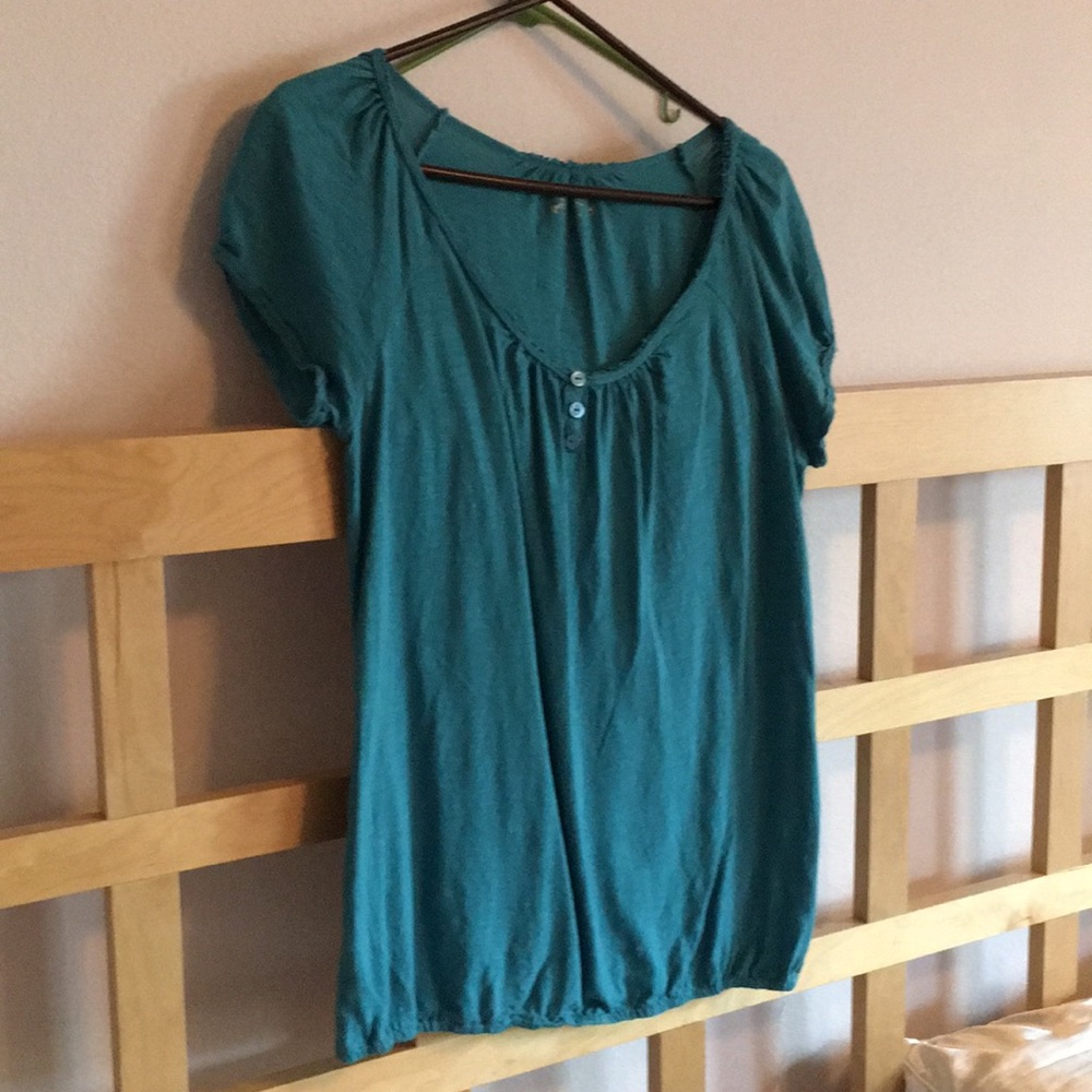 Teal tee